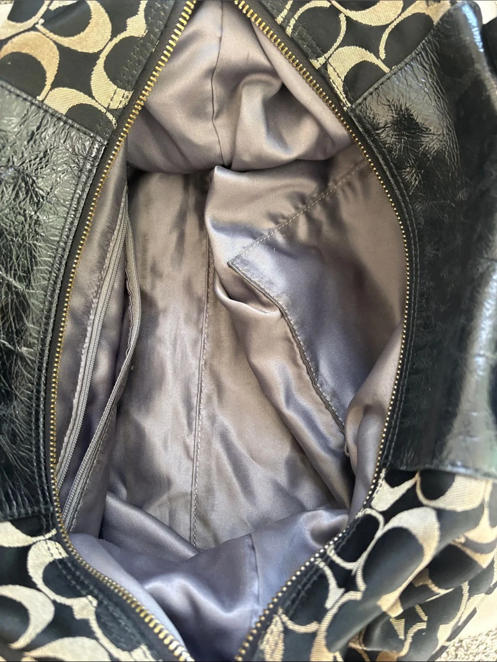 COACH Signature Ashley Satchel Bag